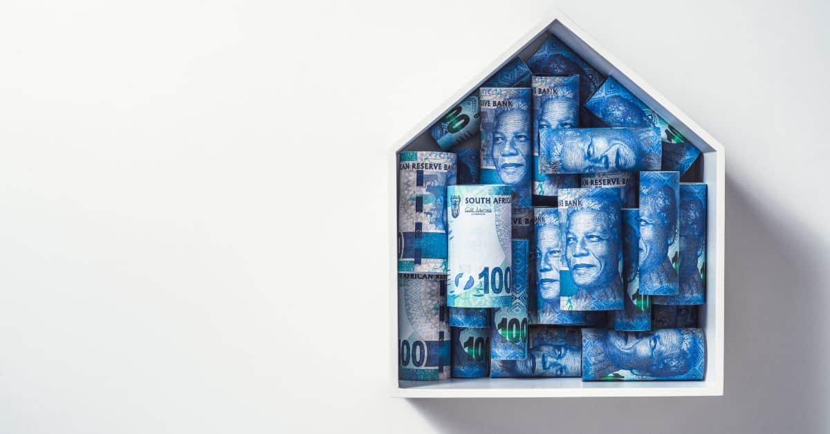 South African Money in a House