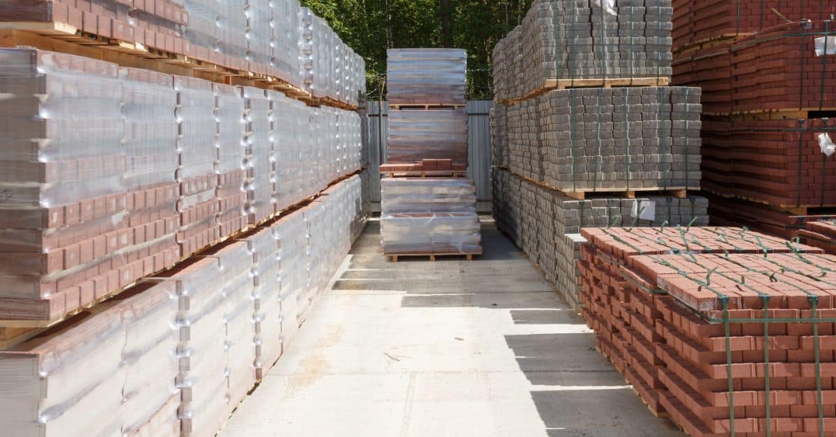 Bricks in a Yard