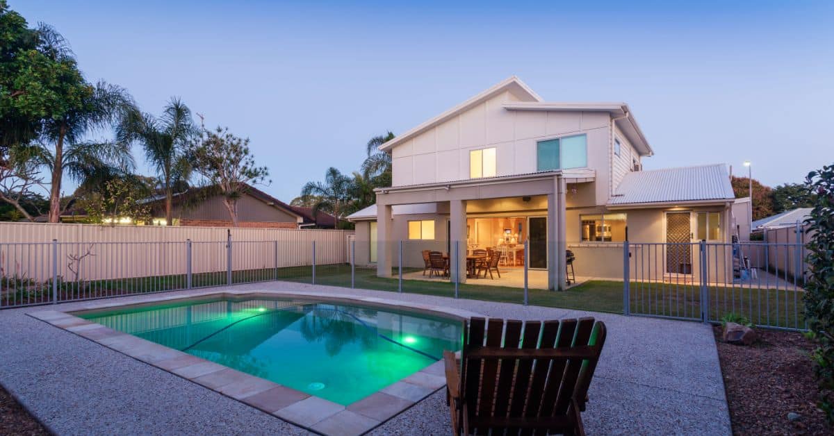 Modern house with a pool