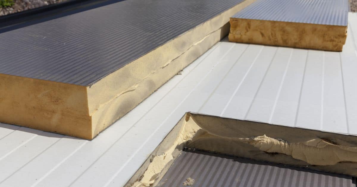 Insulation panels for affordable house construction in South Africa.