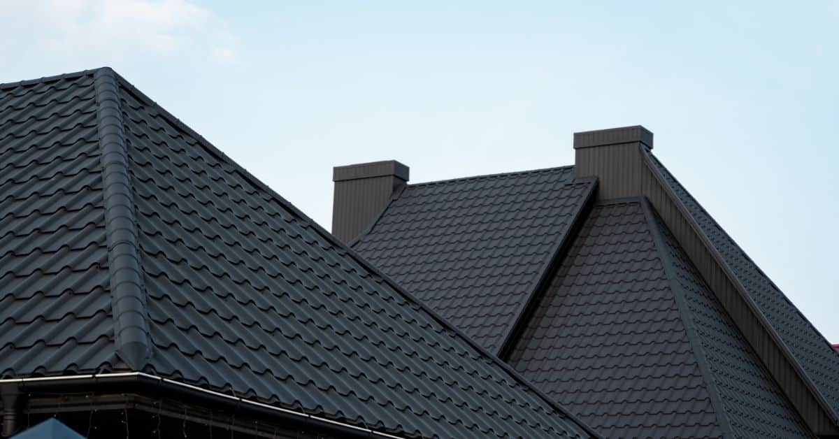 Slate roof tiles installed on a modern Cape Town home, enhancing durability and aesthetic appeal.