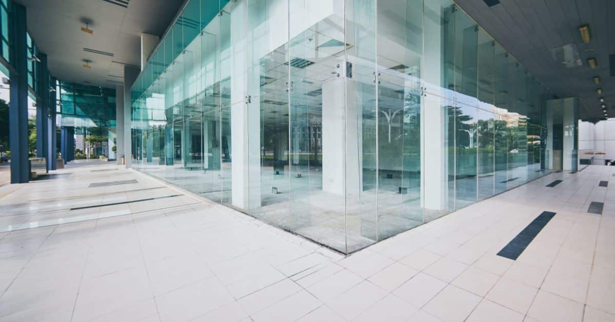 Contemporary glass building with sleek architecture in Cape Town.