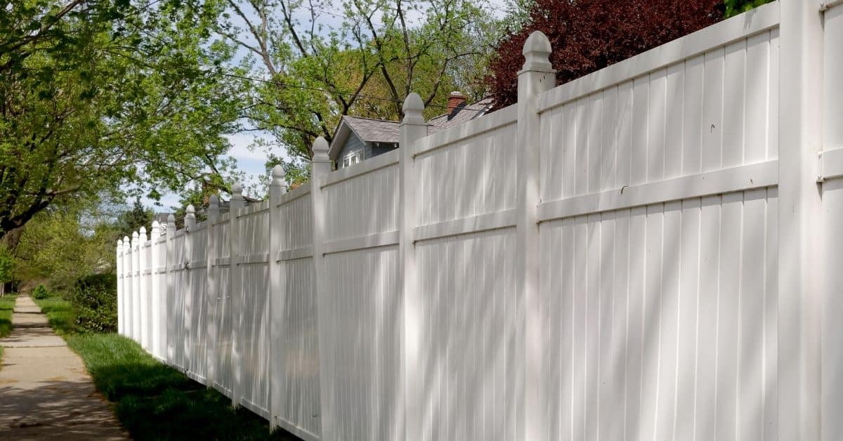 White boundary fence wall in Cape Town enhancing privacy and security.