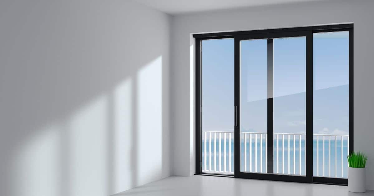 Scenic View behind Aluminium Doors