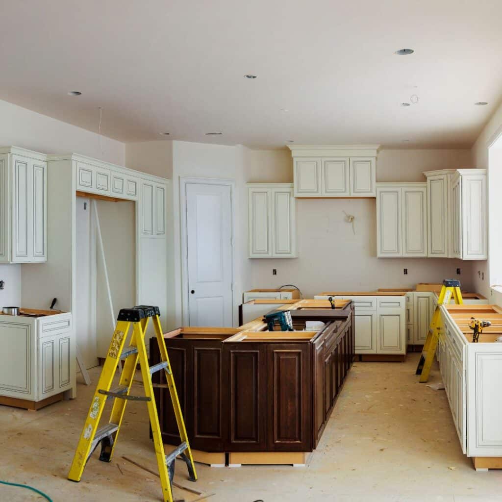 Kitchen Renovations Cape Town - Constructing a new kitchen